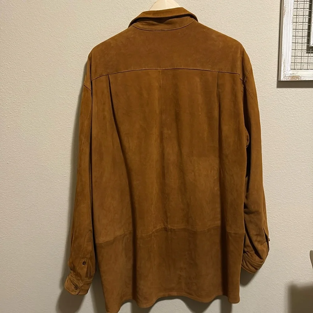 McKenzie Tribe Genuine Suede Oversized Jacket - Picture 6 of 7